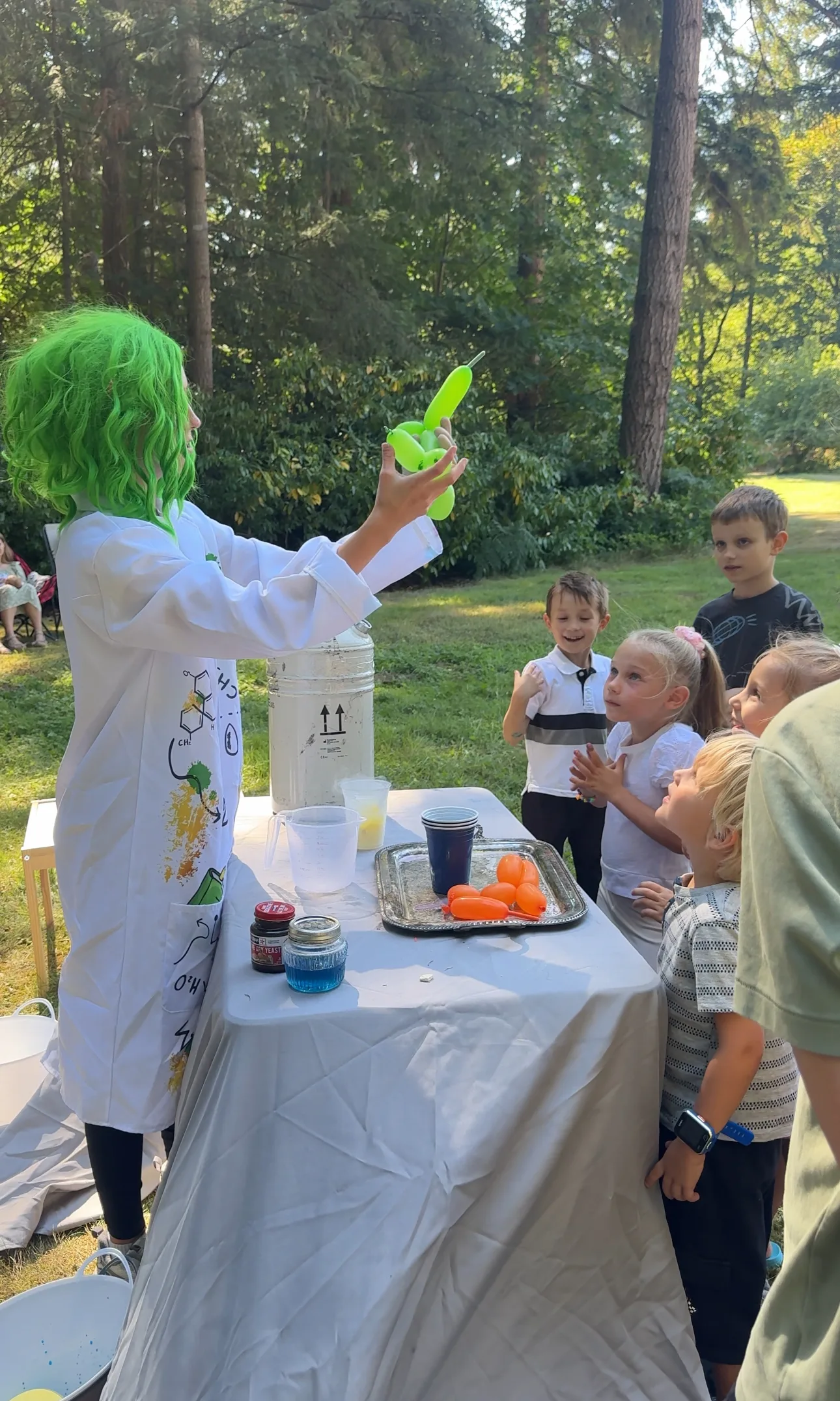 Kids enjoying a Wonder Spark party in Seattle