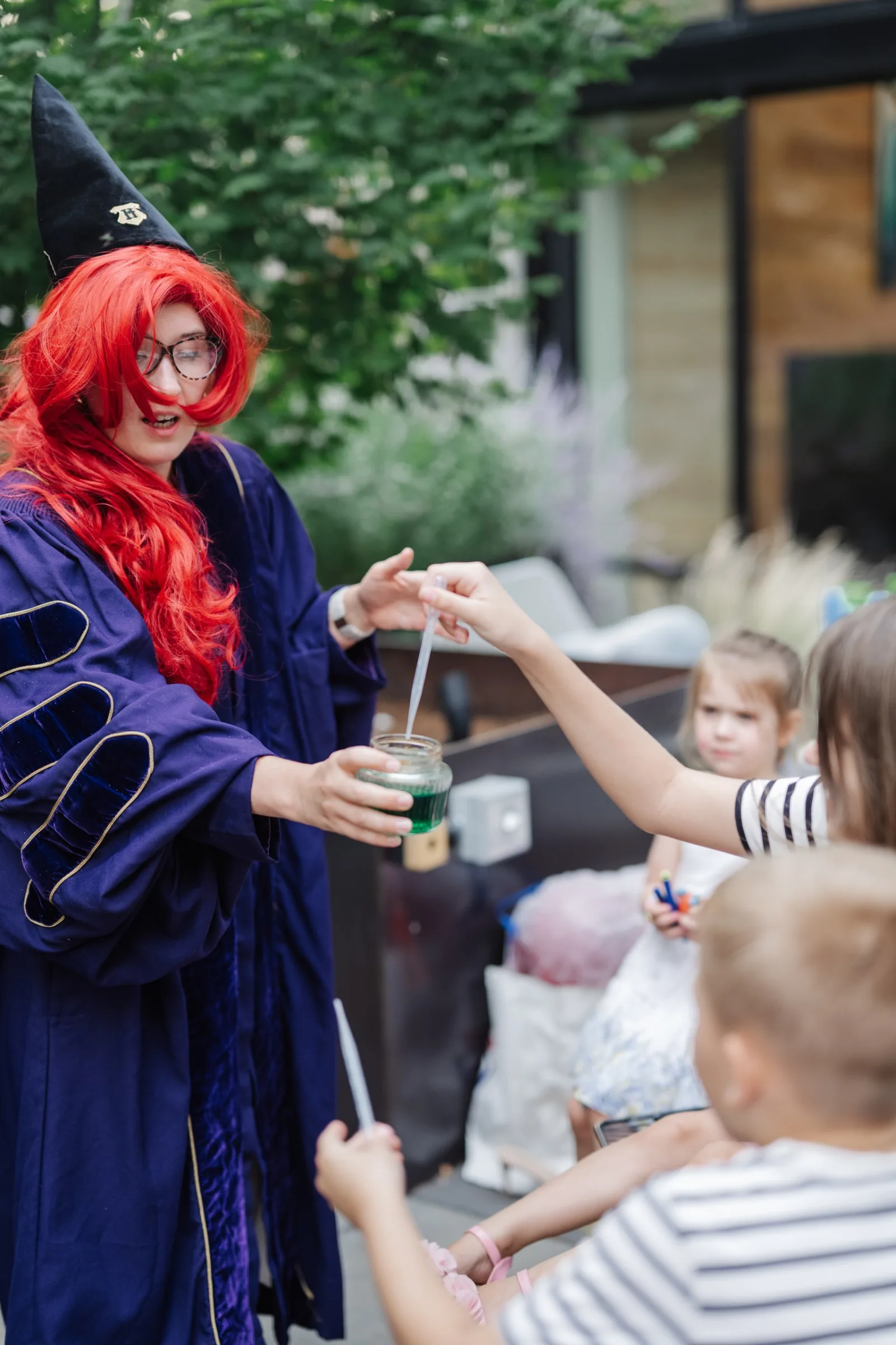 Kids enjoying a Wonder Spark party in Seattle