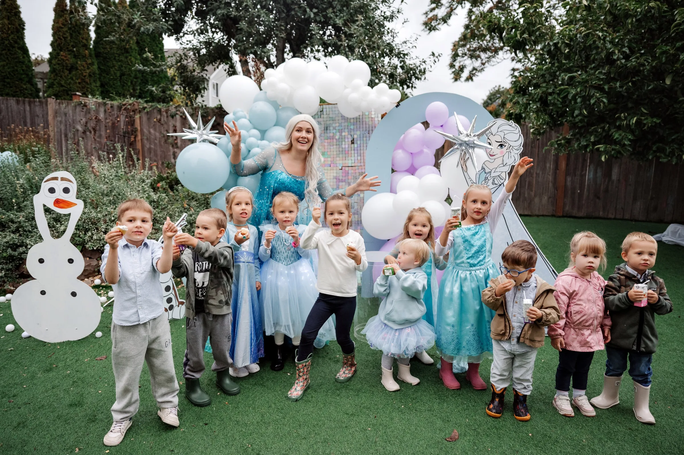 Kids enjoying a Wonder Spark party in Seattle